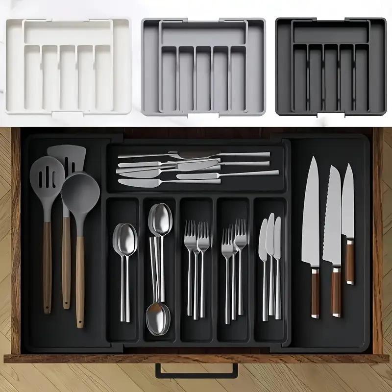 Expandable Cross-border Utensil Tray for Household Use