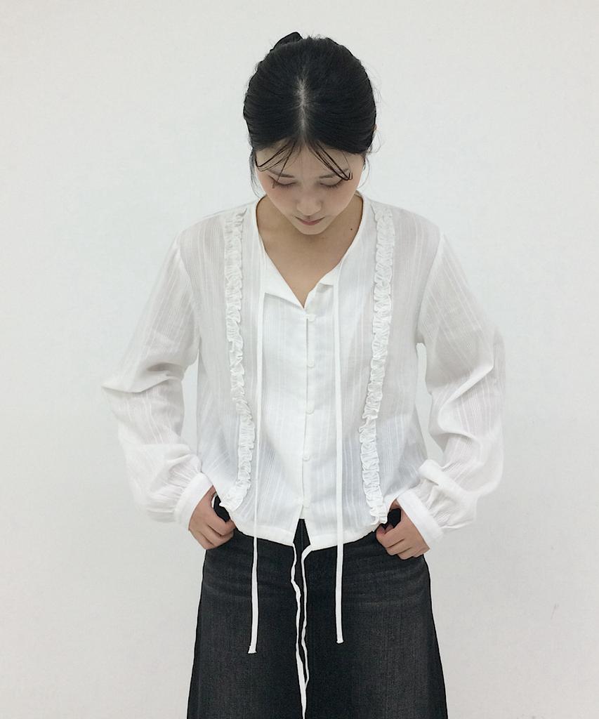 APOEM Ruffle Blouse (3C)