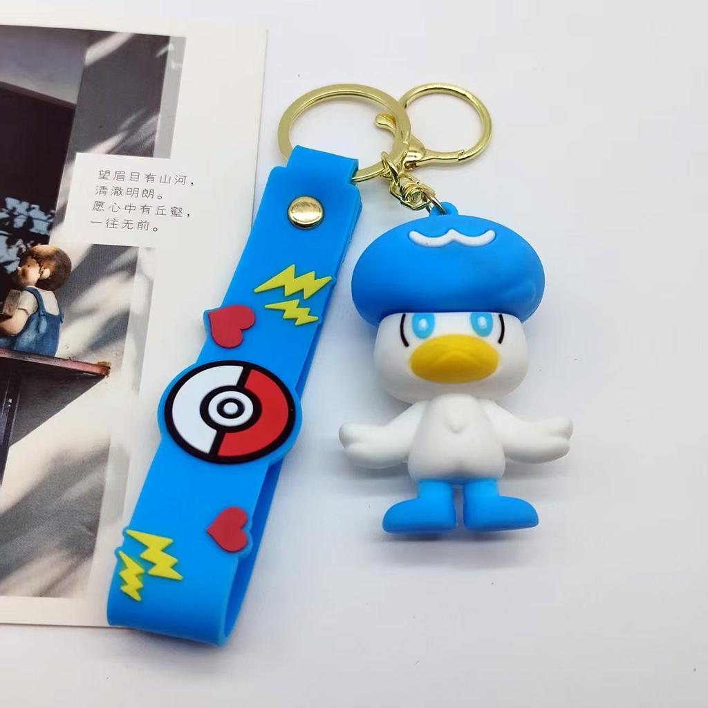 New Model Pokémon Keychain Pikachu Psyduck Accessories Ornaments Figurines Dolls Cartoons Cute Personalized Gifts Y2k Fashion