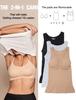 Women's Shapewear Camisole with Shelf Built In Bra Tummy Control Extra Compression Body Shaper Weight Loss Tank Tops Slimming Underwear