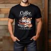 Coffee Cats And Books Cozy Calico Reader Love Cute Cat T-Shirt