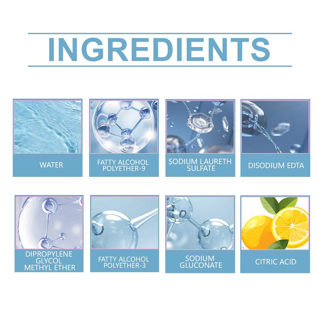 Detergent pentru Pete de pe Perete, Pete de Apă, Murdărie de pe Perete, Curățător de Mucegai pentru Baie și Toaletă 120ml