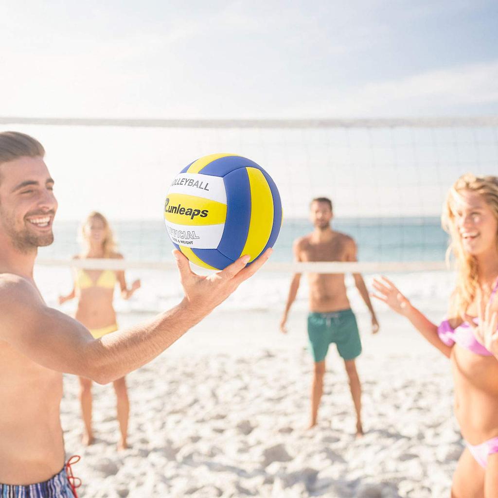 Beach Size 5 Practice For High School Middle School and Beginners Volleyball, Volleyball, Soft, Ball, Lightweight, Waterproof, Indoor/Outdoor Ball,