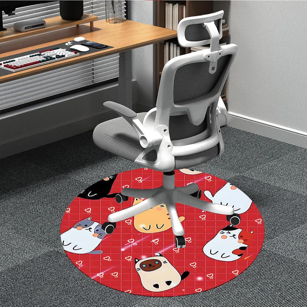 

1pc Cats Carpet for Office, Non-slip, Soft and Durable Office Rug, Perfect for Office yy260128054 80cm by 80cm
