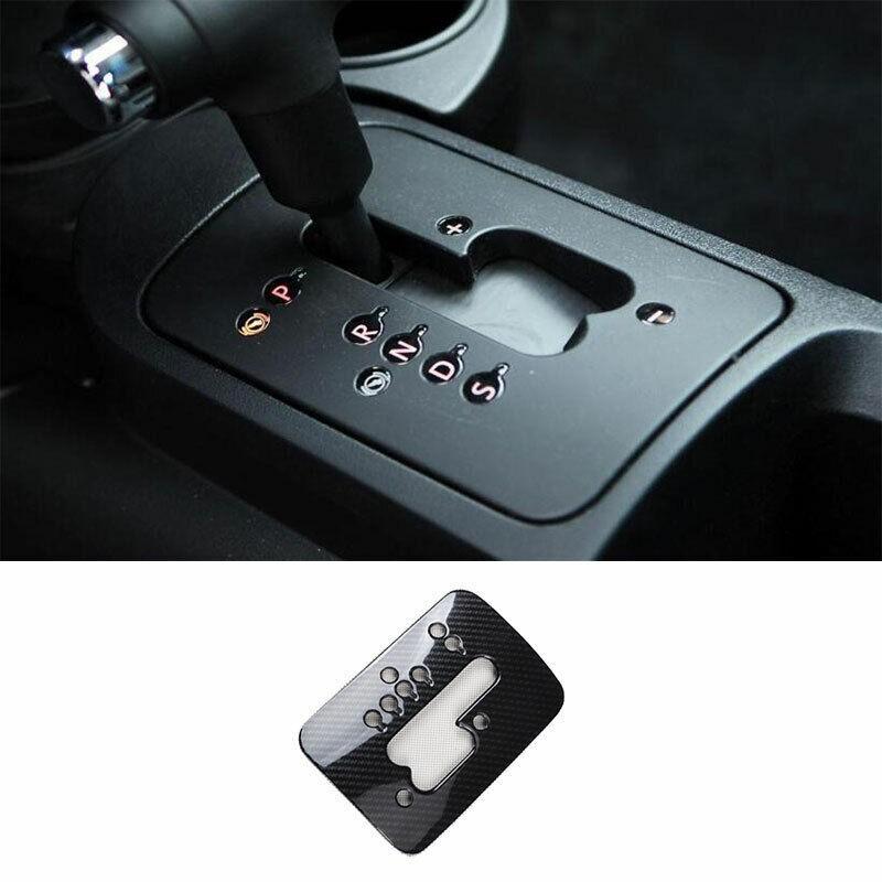 For VW Beetle 2007-2012 ABS Carbon Fiber Central Console Gear Shift Cover Trim
