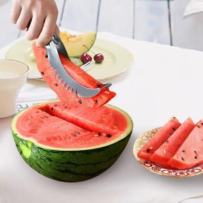 Watermelon Cutter Stainless Steel Artifact Salad Fruit Slicer Cutter Tool Watermelon Digger Kitchen Accessories Gadgets