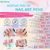 4/12 Stück/Set Bunter Nail Art Graffiti Stift Wasserdicht DIY 3D Nail Art Zeichenstift Abstrakte Linien Feine Malwerkzeuge
