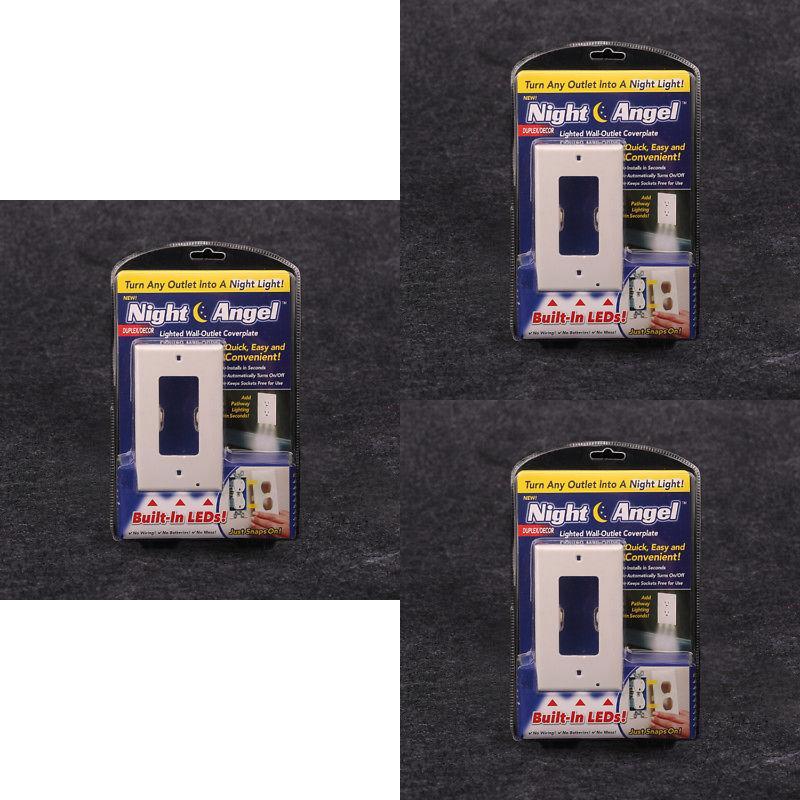 Plastic Material Night Light With Motion Sensor And Plugin Power For Living Room