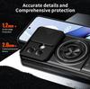 Armor Case For Motorola Edge 50 Fusion Case Shockproof Slide Lens Protector Phone Cover For Moto Edge 50 Fusion Case With Ring