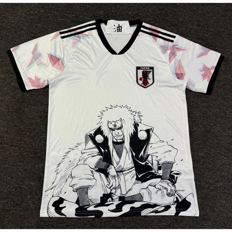 Kurzärmeliges Fußballtrikot inspiriert von der japanischen Nationalmannschaft Anime-Kollaboration Dragon Ball One Piece Naruto