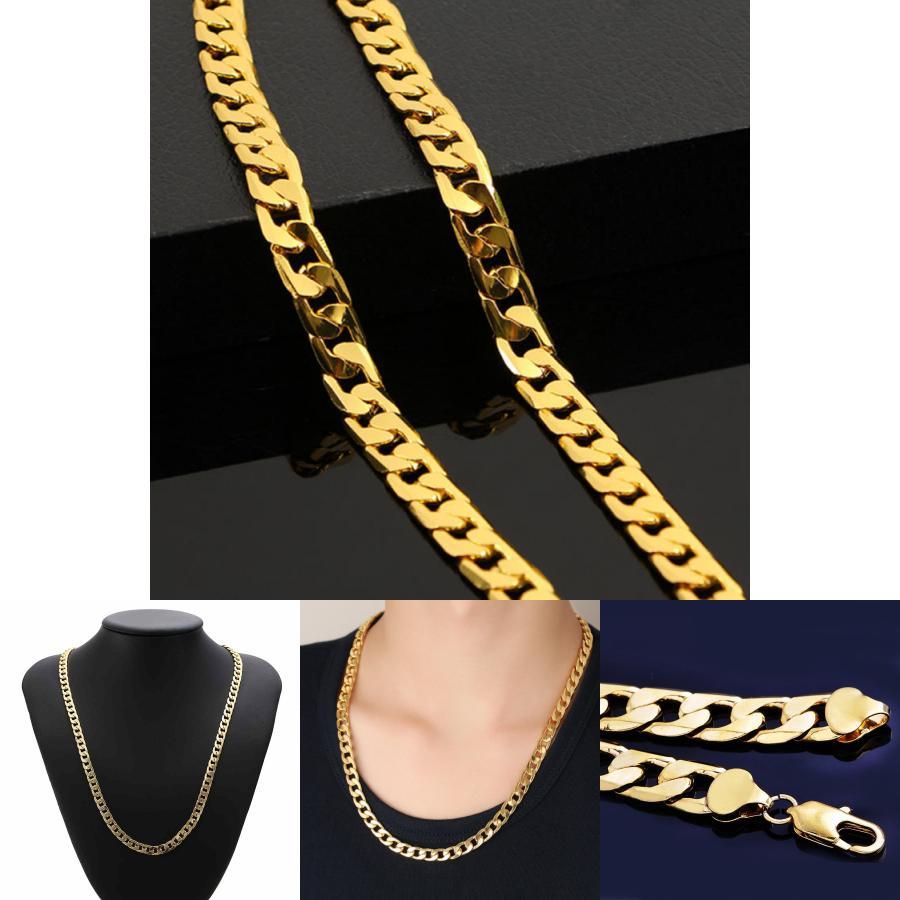 Men's Fashion Necklace Punk Curb Link Chain 60cm Premium Quality Classic Appeal