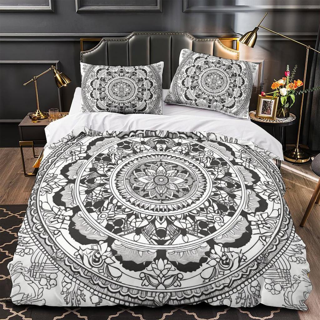 3D Digital Printing Bedding Two Or Three-Piece Set Bohemian Series Polyester