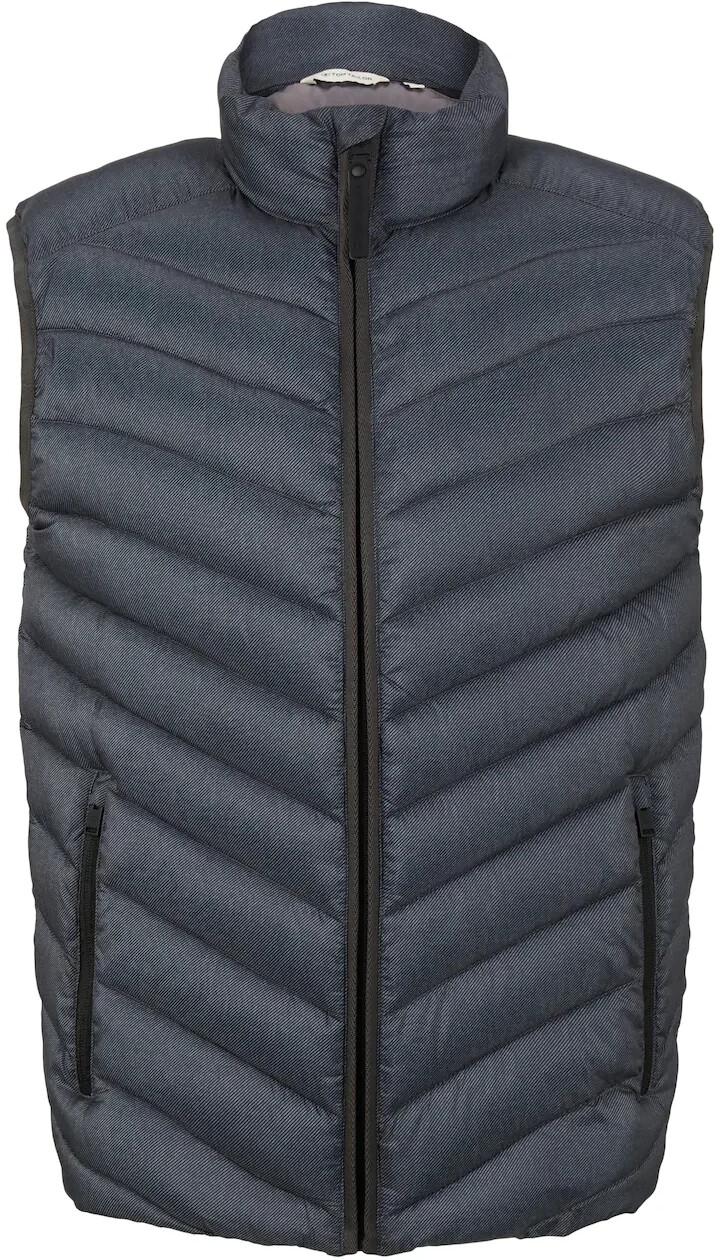 

Зимняя куртка Tom Tailor Gesteppte Vest (1031473) серая структура саржи M