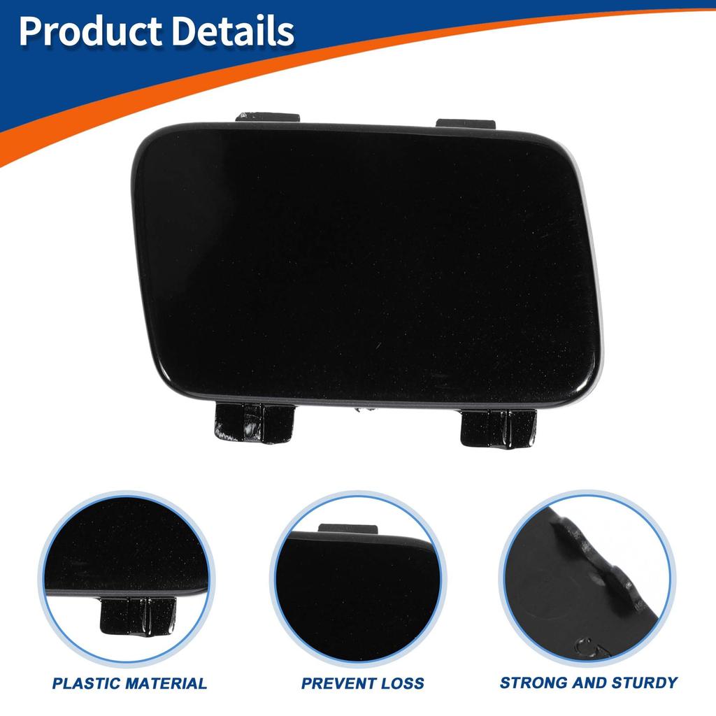 ACROPIX Stoßstangenabdeckung für Abschlepphaken vorne rechts für BMW 1er E81 E87 2007 Schwarz 1 Stück 2011, Saphir,