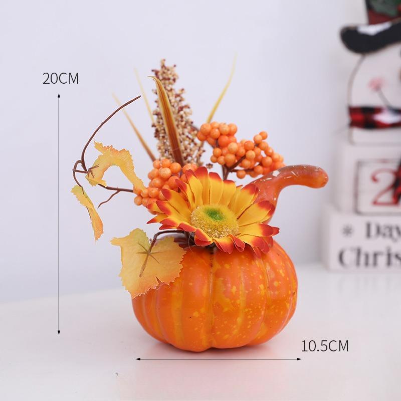 

New Halloween Desktop Living Room Decoration Foam Pumpkin Scene Arrangement Mini Fake Pumpkin Creative Indoor Decoration Supplie