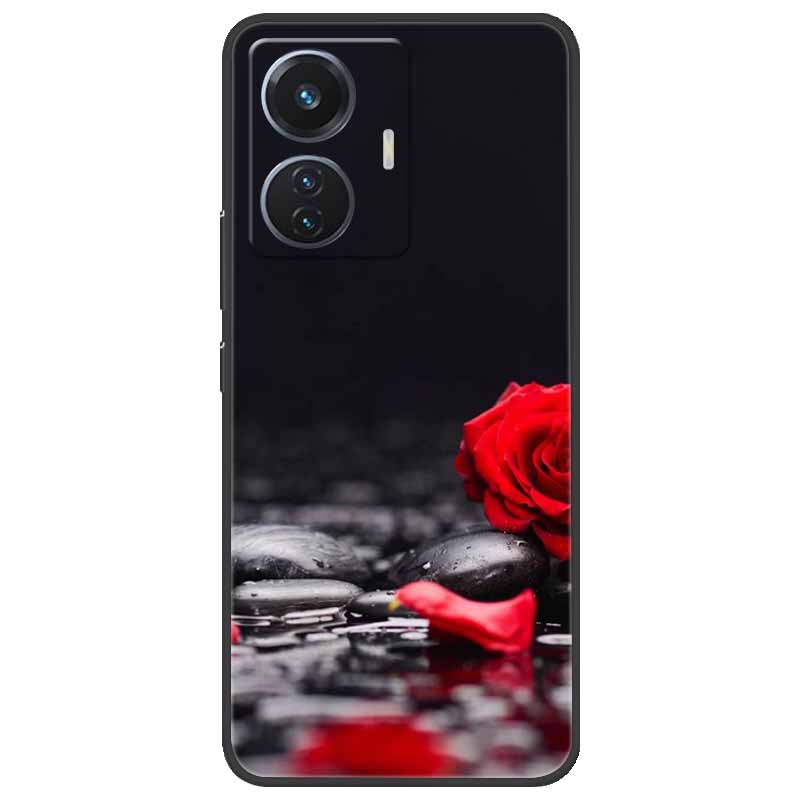 Christmas Case For Vivo T1 44W Soft Silicone Back Cover for Vivo T1 4G Snapdragon 680 Phone Case Cartoon V2153 VivoT1 4G Funda