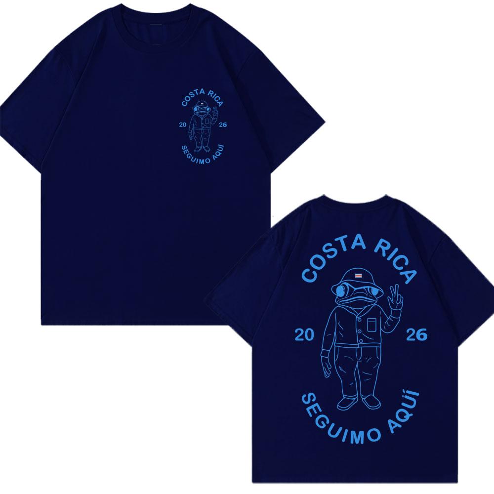 

Rapper Bad Bunny Debi Tirar Mas Fotos DTMF 2026 T Shirt Cartoon Frog Fashion T-shirts Men Women Cotton Loose T Shirts 3XL