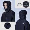 Otafuku Gloves Zip-Up Hoodie [Wide Silhouette, Water-Repellent, with Smartphone Pocket] FB-231 Black, Size M