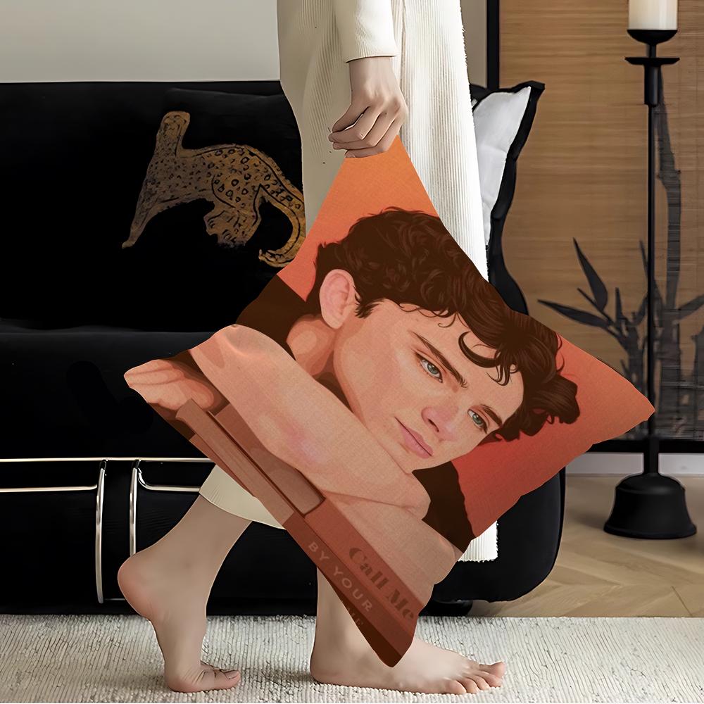 Film Posters Call Me By Your Name Cushion Cover Inches Farmhouse Decor Home Throw Pillow Covers For Couch Decorations