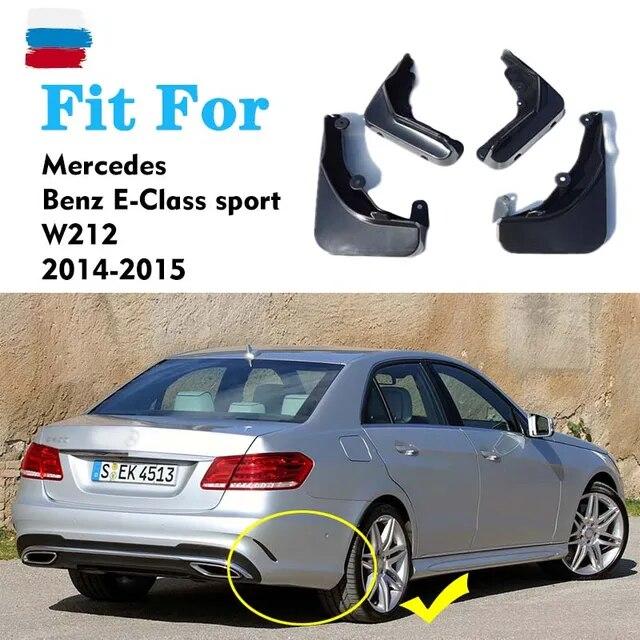 Para-lamas PARA Mercedes Benz Classe E W212 Para-lamas respingos Protetor de para-lama Pára-lamas Acessórios para carros Estilo automotivo Dianteiro Traseiro