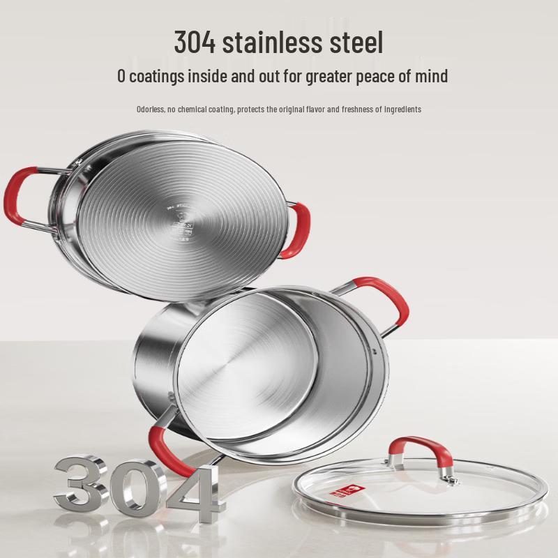 KOBACH 304 Stainless Steel Multi-Function Steamer Pot