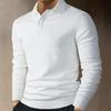 Long Sleeve Collared Polo Shirt Casual Fashion Top