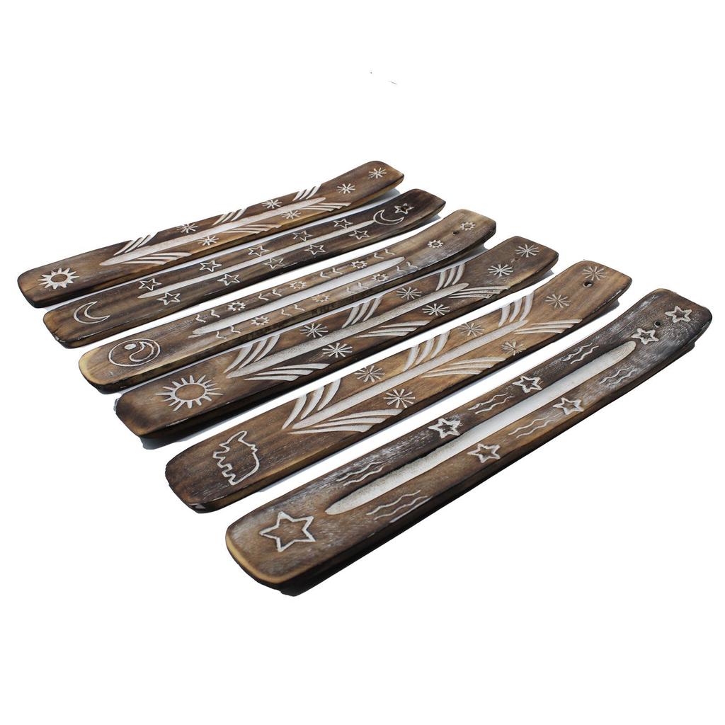 Incense Holder - White Washed