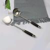 304 Stainless Steel Spatula & Ladle Set with Wooden Handles