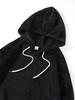 Autumn Winter Large Size Hooded Men's Casual Personality Fashion Sweater Coral Velvet Sweater Men's Comfortable Fit Skin-friendly Breathable Tops