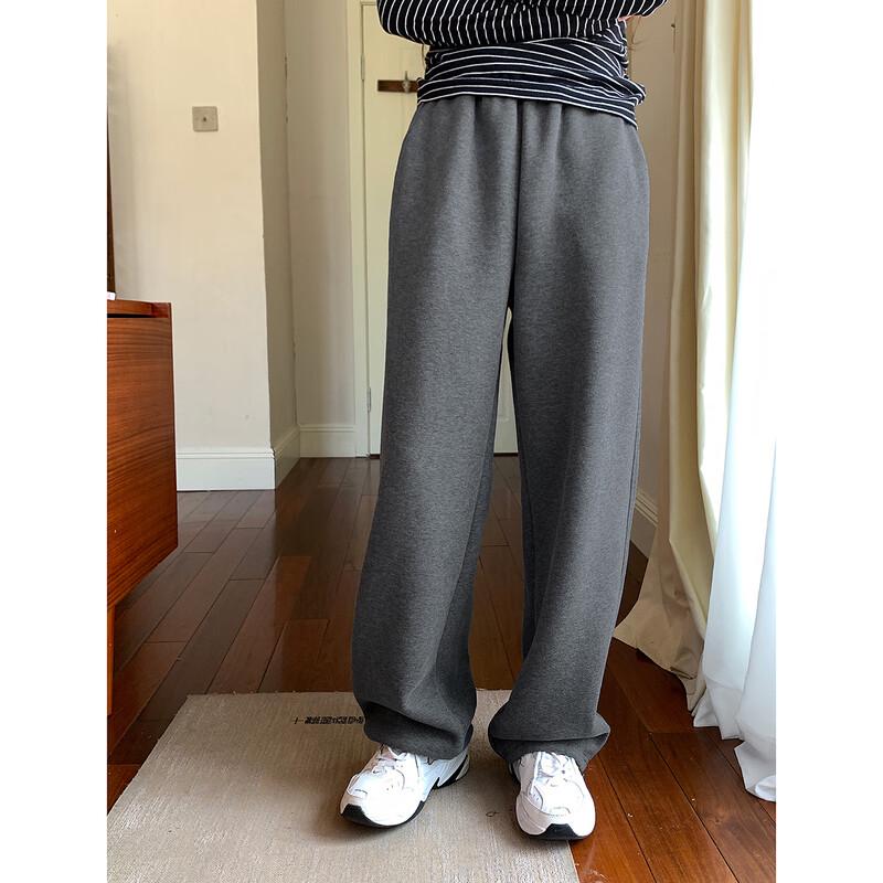 

TonLion Women s Fleece-Lined Drawstring Cuffed Pants M