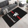 Manchester Personalized Name Floor Rug Office Rug Design for Hallway Study room Decorate room Outdoor Anti-slip Rug Anime Office Decor