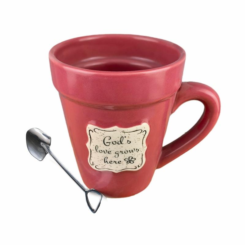 Ceramic Mug with Lid and Spoon Coating Teacher's Day Gift Cup Color Changing Heat Transfer Function Cup Water Cup for Women