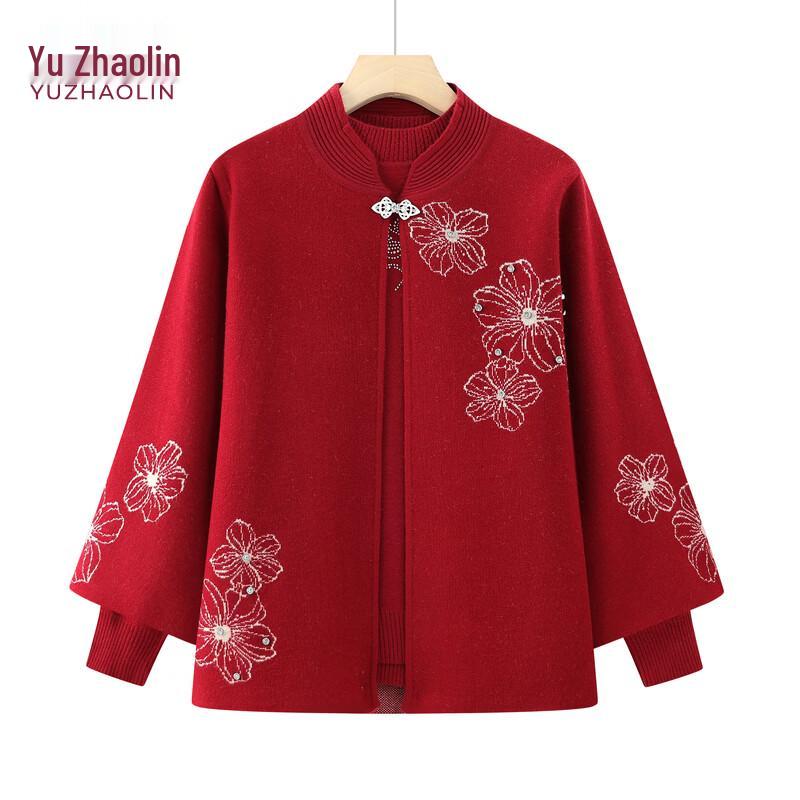 Женский зимний вязаный кардиган и свитер YUZHAOLIN 3XL