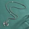 Titanium Steel Love Couple Long Necklace Men And Women Fashion Versatile Punk Men And Women Friends Sweater Chain Tide