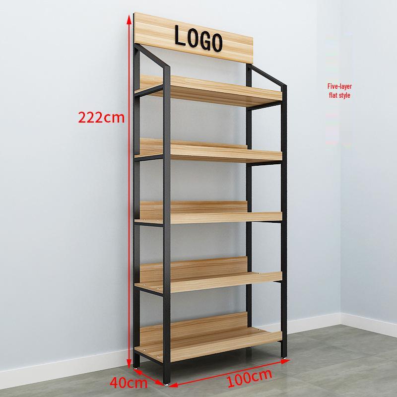 Slanted Multi-Layer Display Rack for Snacks, Jewelry, and Shoes