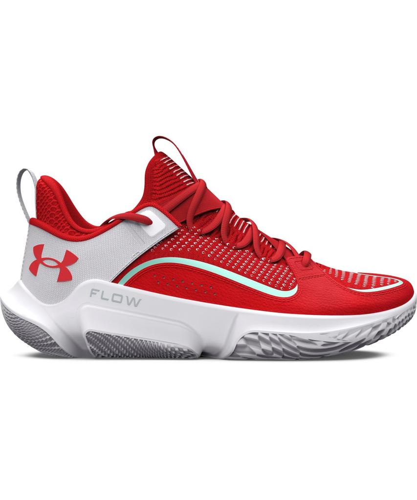 UA FLOW FUTR X 3 Red White Red [Under Armor] 25.5