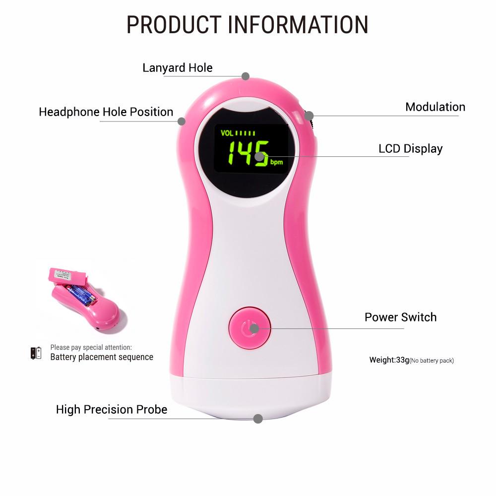 Moniteur De Bebe Doppler Foetal Portable Baby Heart Rate Monitor Avec Ecouteur Comme Cadeaux De Grossesse Yk 90c Acheter A Prix Bas Livraison Gratuite Avis Reels Avec Des Photos Joom