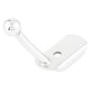 Kijima Motorcycle Parts Side Stand Extension, Steel Chrome, for XL883L/N and XL1200N/X ('06-'13) HD-03117