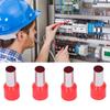 50 Stücke Isolierte Ferrule Pin Crimpverbinder Stil Kabel Ende Anschlüsse 2 AWG E35-16