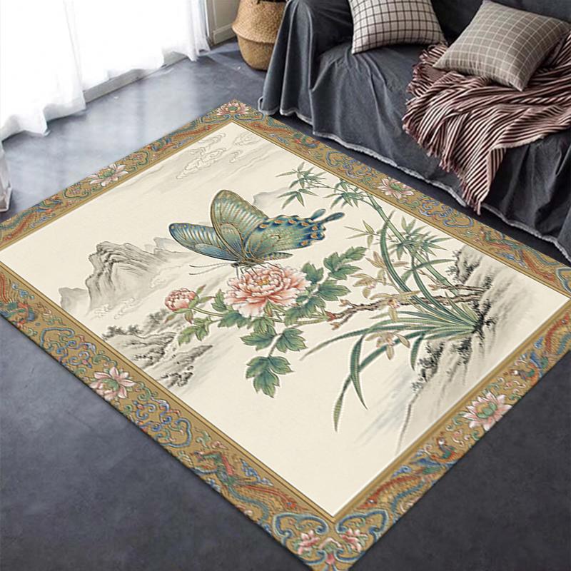 2025 New Butterfly Decoration Carpet Rug for Living Room Bedroom Home Sofa Decoration,Kids play Non-slip Floor Mat16