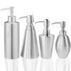 Steel Geometric Stainless Shaped Hand Sanitizer Lotion Storage Bathroom Bottle