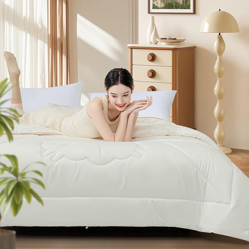 Mercury Home Textiles Snow Velvet 100% Australian Wool Quilt