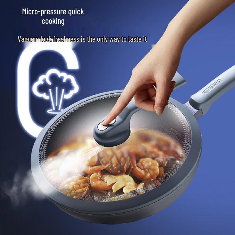 ASD Blue Diamond Titanium Non-stick Wok