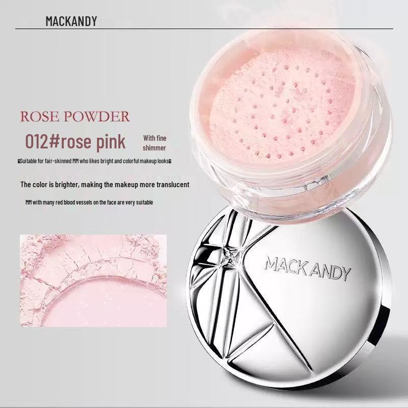 Make Andy Snow White Translucent Loose Powder: Clear, Natural, Brightening, Long-lasting, Oil Control Setting Powder