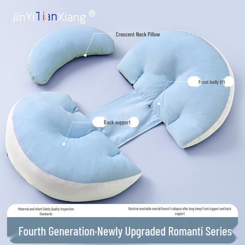 Maternity Support Pillow: Back, Belly, and Side Sleeper Comfort