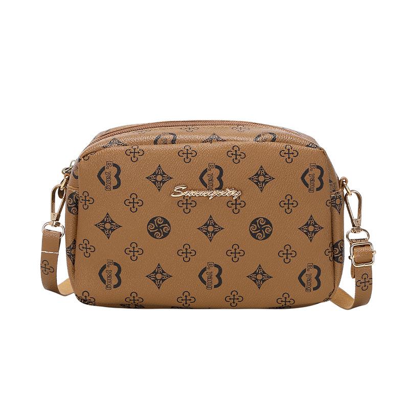 Flower Material Small Square Bag Bag Women's Chain Messenger Bag