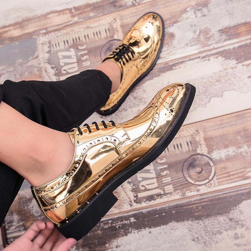 Модные повседневные кожаные туфли для мужчин — фото 3