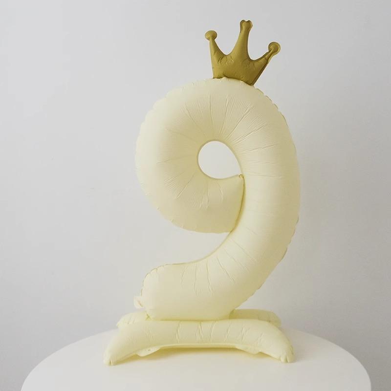 32inch Gold Rose Blue Silver Number Aluminum Film Balloons Digital Baby Shower Christmas Wedding Happy Birthday Party Decoration