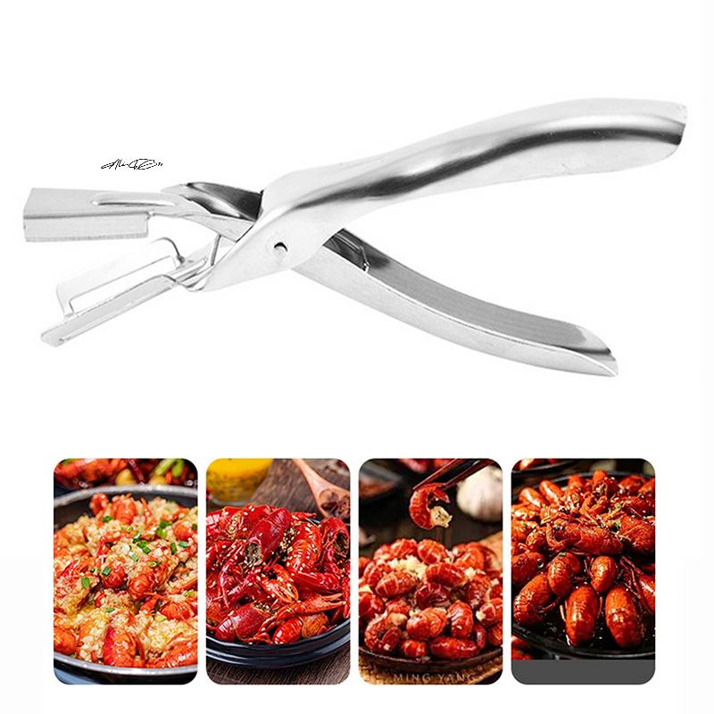 Stainless Steel Shrimp Peeler Pocket Crawfish Shelling Tool Non-Slip Crayfish Device Seafood Scissors Cool Kitchen Tool