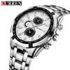 Top Luxury Fashion CURREN 8023 Brand Men's Watch Quartz Stainless Steel Band Clock Classic Business Wristwatch for Men Relojes
